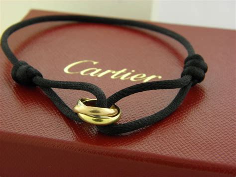 cartier silk bracelet - cartier trinity silk cord bracelet.